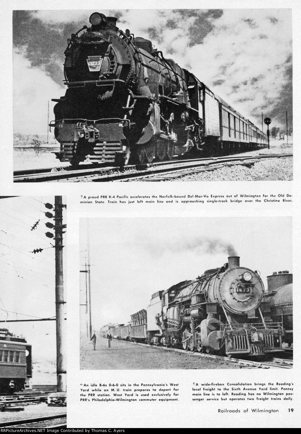 "Railroads Of Wilmington," Page 19, 1949